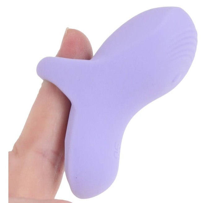 Вибратор на палец FUZU Sensa Skin Activated Fingertip Vibe – Pastel Purple, сенсорное управление, 8 режимов