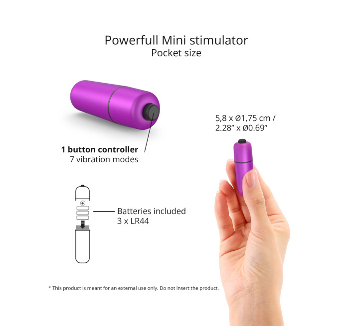 Віброкуля Love To Love WAOUHHH - SWEET ORCHID, 7 режимів, на батарейках