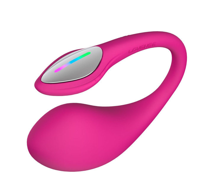 Смарт-віброяйце Lovense Lush 4, дуже потужне, швидке заряджання, LED-підсвічування