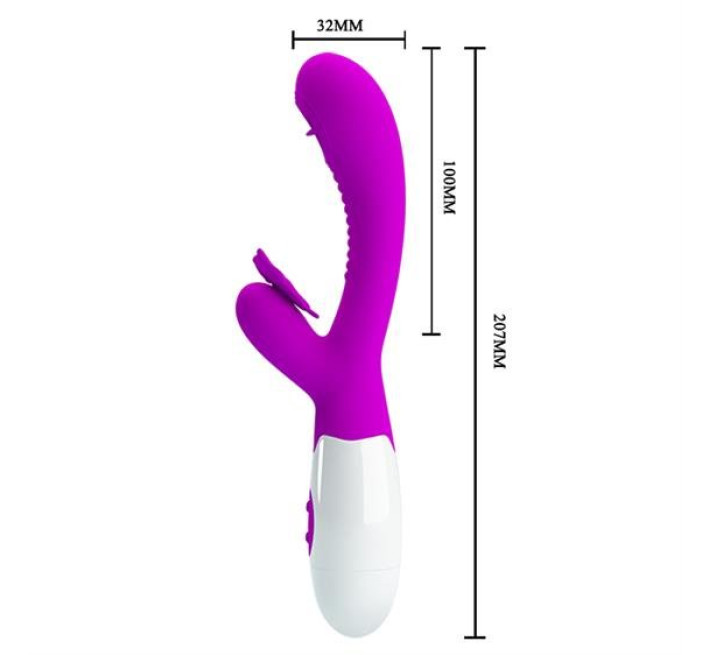 Вібратор Pretty Love Moth Clitoris Vibrator Purple