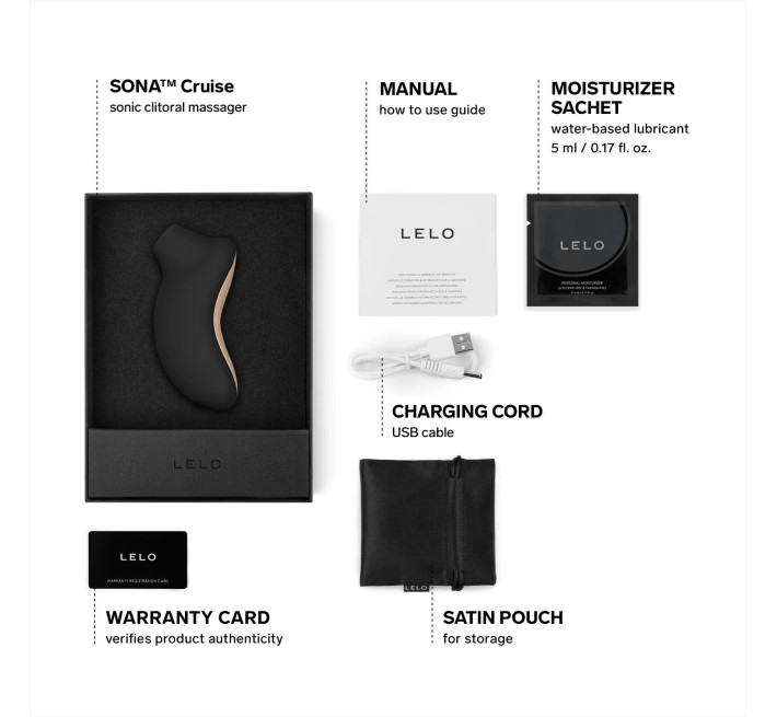 Звуковой стимулятор LELO SONA Cruise Black