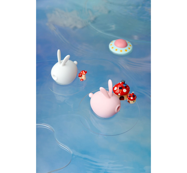 Вакуумный клиторальный стимулятор с вибрацией KISTOY Too Simple White