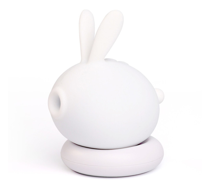 Вакуумный клиторальный стимулятор с вибрацией KISTOY Too Simple White