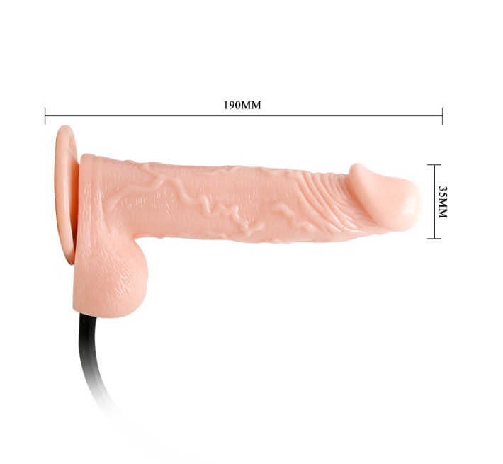 Вібратор з помпою LyBaile Тілесний BW0215