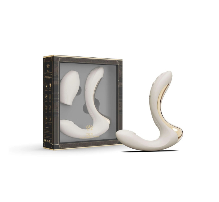Вибратор-пульсатор с вакуумной насадкой Zalo – Talis G-Spot PulseWave Vibrator Ivory White