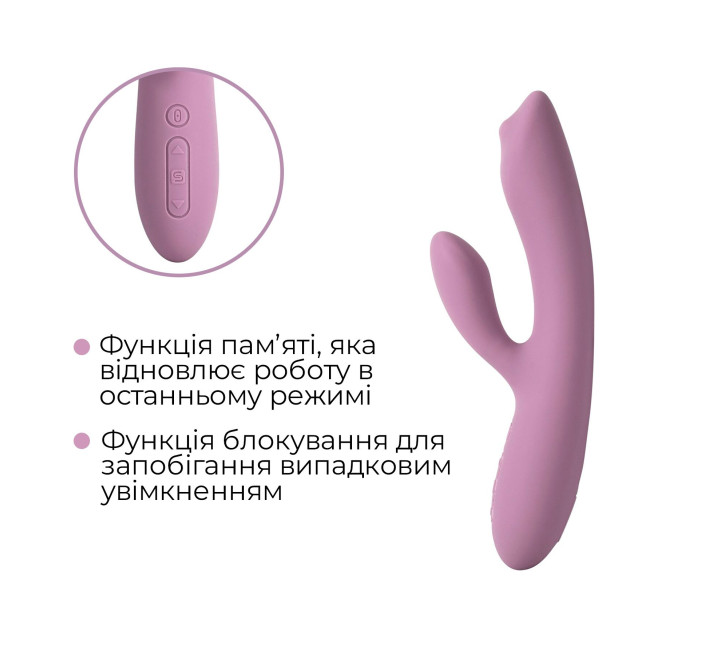 Смарт вібратор-кролик з перлинною стимуляцією точки G Svakom Trysta Neo