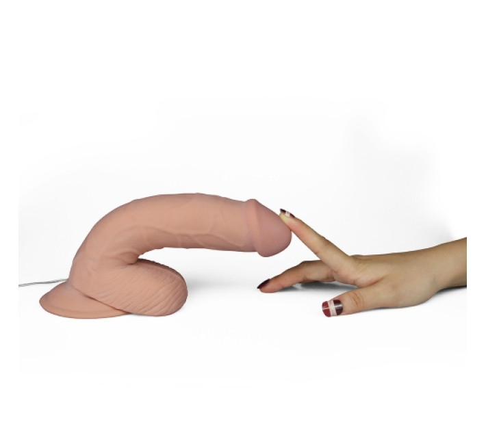 Вибратор LoveToy The Ultra Soft Dude Vibrating 8.8 Телесный