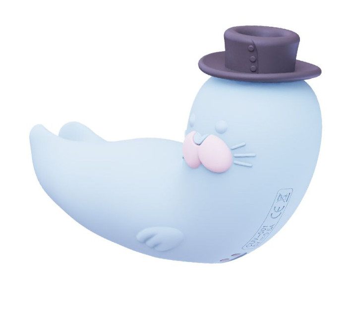 Вакуумний вібратор CuteVibe Franky Blue