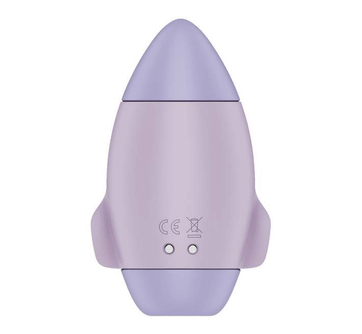 Вакуумний стимулятор з вібрацією Satisfyer Mission Control Violet, 2 незалежні мотори