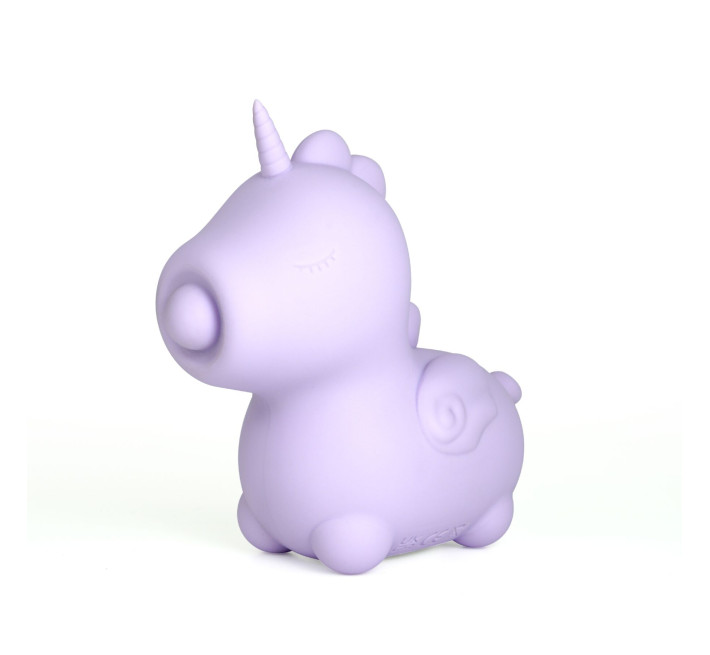 Вібратор-єдиноріжка Unihorn - Karma Lilac, з пульсацією