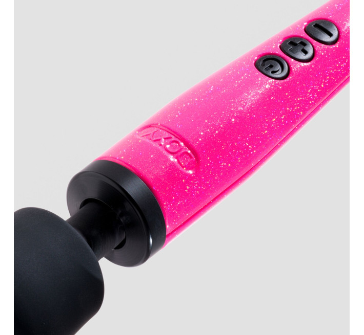 Вібромасажер DOXY Die Cast Massager Hot Pink, дуже потужний, живлення 220В, металевий корпус
