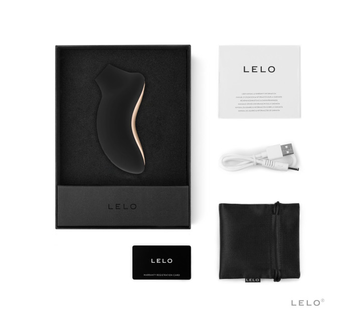 Звуковой стимулятор клитора LELO SONA 2 Black, 12 режимов