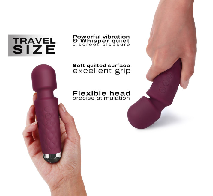 Мінівібромасажер Dorcel Wand Mini Wanderful Plum