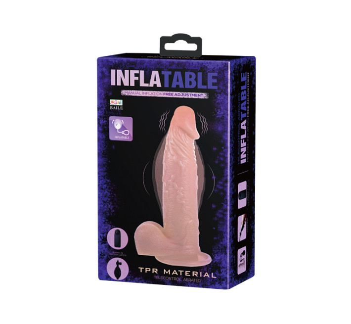 Вібратор з помпою LyBaile Тілесний BW0215