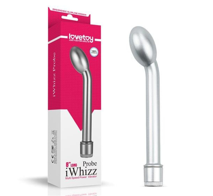 Стимулятор G-точки LoveToy iWhizz Probe G Spot 8" Silver