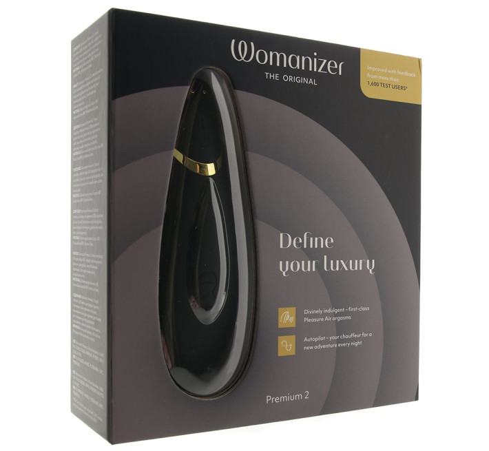 Вакуумний стимулятор клітора Womanizer Premium 2 Black