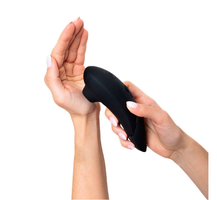 Вакуумный клиторальный стимулятор Womanizer Next Black, 3D Pleasure Air, 14 уровней интенсивности
