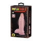 Фалоімітатор LyBaile Inflateable Dildo TPR Material Тілесний 18.8 cm