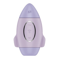 Вакуумний стимулятор з вібрацією Satisfyer Mission Control Violet, 2 незалежні мотори Вакуумний стимулятор з вібрацією Satisfyer Mission Control Violet, 2 незалежні мотори
