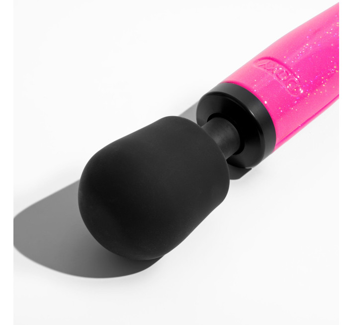 Вібромасажер DOXY Die Cast Massager Hot Pink, дуже потужний, живлення 220В, металевий корпус