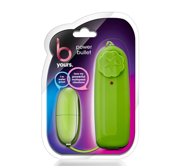 Віброяйце Blush B Yours Power Bullet Зелене