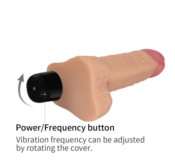 Реалістичний вібратор LoveToy Reel Feel Realistic Vibrator 7