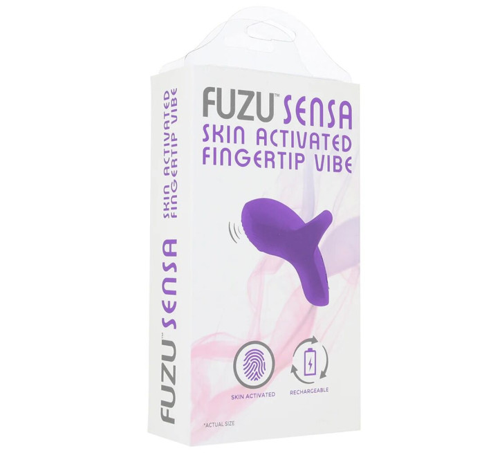 Вибратор на палец FUZU Sensa Skin Activated Fingertip Vibe – Pastel Purple, сенсорное управление, 8 режимов