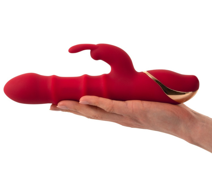 Вібратор You2Toys Rabbit Vibrator With 3 Moving Rings