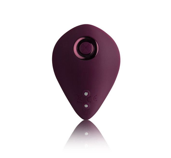 Вибратор в трусики Rocks Off Knickerbocker Glory - Burgundy, пульт ДУ