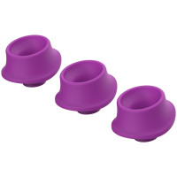 Змінні насадки Womanizer Premium, Classic, Liberty, Starlet - L, Фіолетові, 3 шт