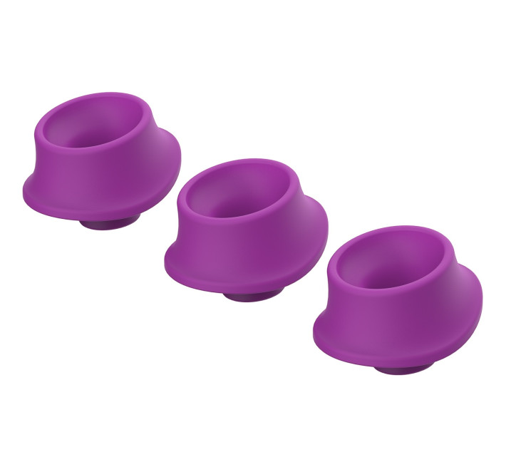 Змінні насадки Womanizer Premium, Classic, Liberty, Starlet - L, Фіолетові, 3 шт