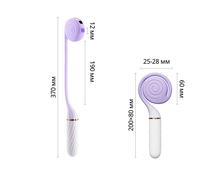 Пульсатор з вакуумною стимуляцією Otouch LOLLIPOP Purple