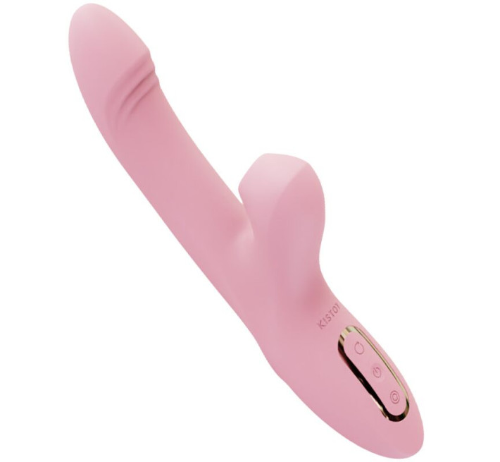 Вибратор-кролик с вращением ствола и вакуумной стимуляцией KISTOY Katy Max