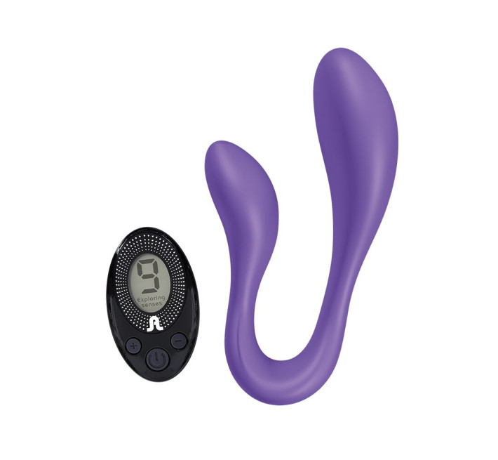 Вібратор для пар Adrien Lastic Couple Secrets II з пультом LRS, два мотори, універсальний