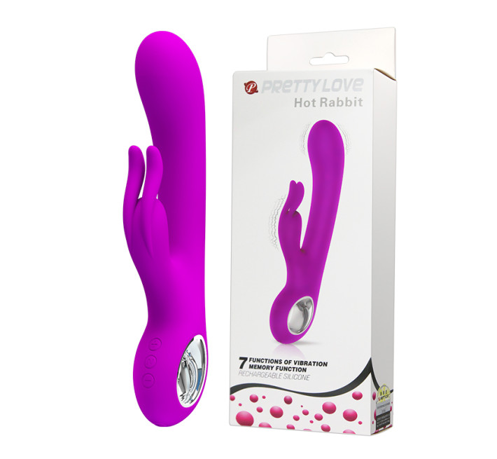Hi-tech вібратор Pretty Love Hot Rabbit Vibrator Рожевий