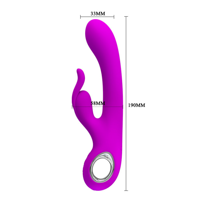 Hi-tech вібратор Pretty Love Hot Rabbit Vibrator Рожевий