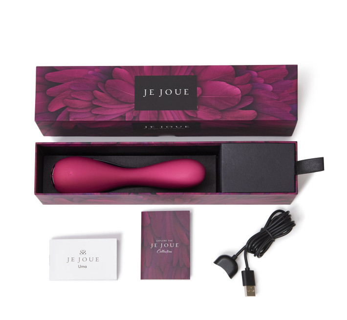 Преміум вібратор Je Joue - Uma Fuchsia універсальний з глибокою вібрацією, стимуляція точки G