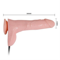 Фалоімітатор LyBaile Inflateable Dildo TPR Material Тілесний 18.8 cm Фалоімітатор LyBaile Inflateable Dildo TPR Material Тілесний 18.8 cm