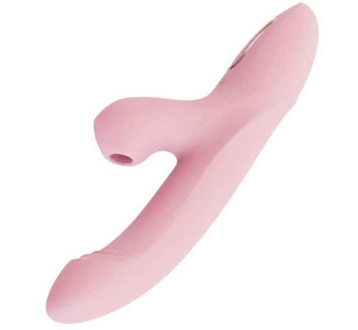 Вибратор-кролик с вращением ствола и вакуумной стимуляцией KISTOY Katy Max