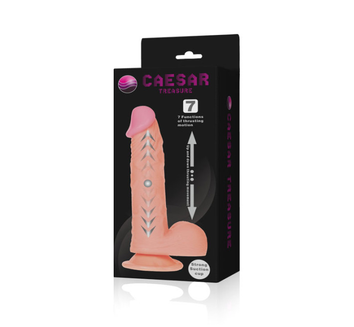 Вибратор LyBaile Cesar Treasure Thrusting Vibrator Flesh