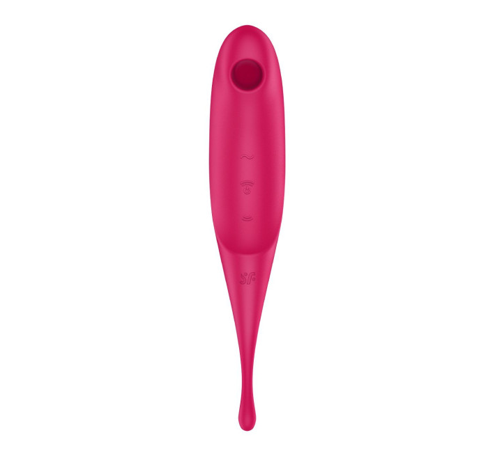Вибратор для клитора с вакуумной стимуляцией Satisfyer Twirling Pro Red