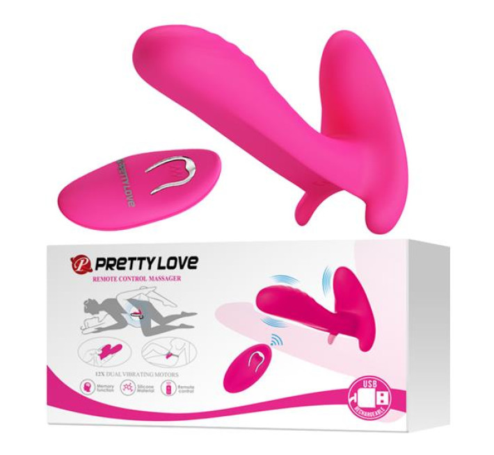 Вибратор Pretty Love Remote Control Massager Pink