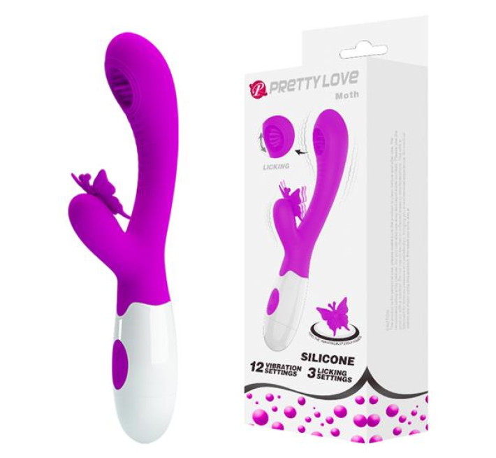 Вібратор Pretty Love Moth Clitoris Vibrator Purple