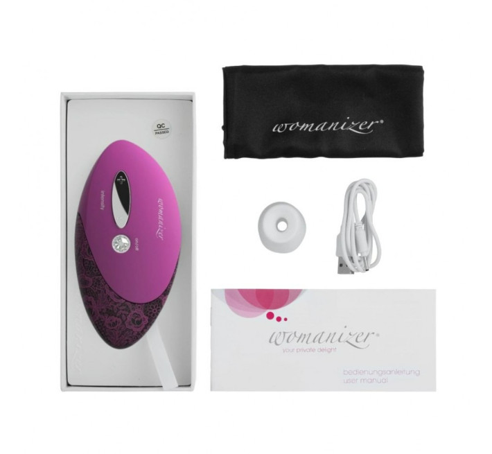 Вакуумный клиторальный стимулятор Womanizer W-500 Magenta