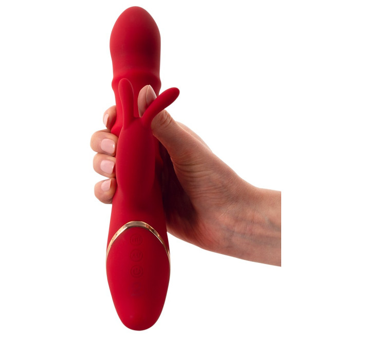 Вібратор You2Toys Rabbit Vibrator With 3 Moving Rings