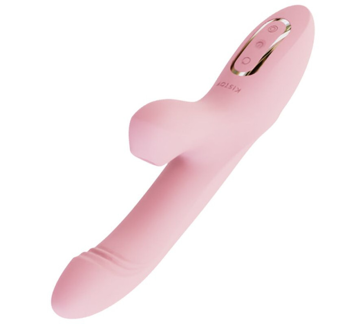 Вибратор-кролик с вращением ствола и вакуумной стимуляцией KISTOY Katy Max