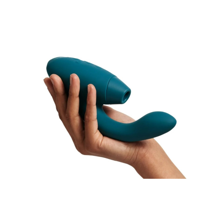 Інноваційний безконтактний вібратор-стимулятор Womanizer Duo 2 Petrol