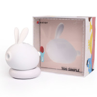 Вакуумний кліторальний стимулятор з вібрацією KISTOY Too Simple White