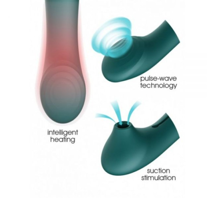 Ультрасовременный вибромассажер 3 в 1 Zalo Queen Фиолетовый