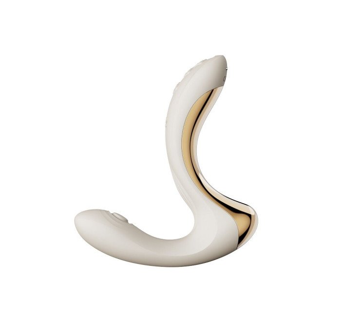 Вибратор-пульсатор с вакуумной насадкой Zalo – Talis G-Spot PulseWave Vibrator Ivory White